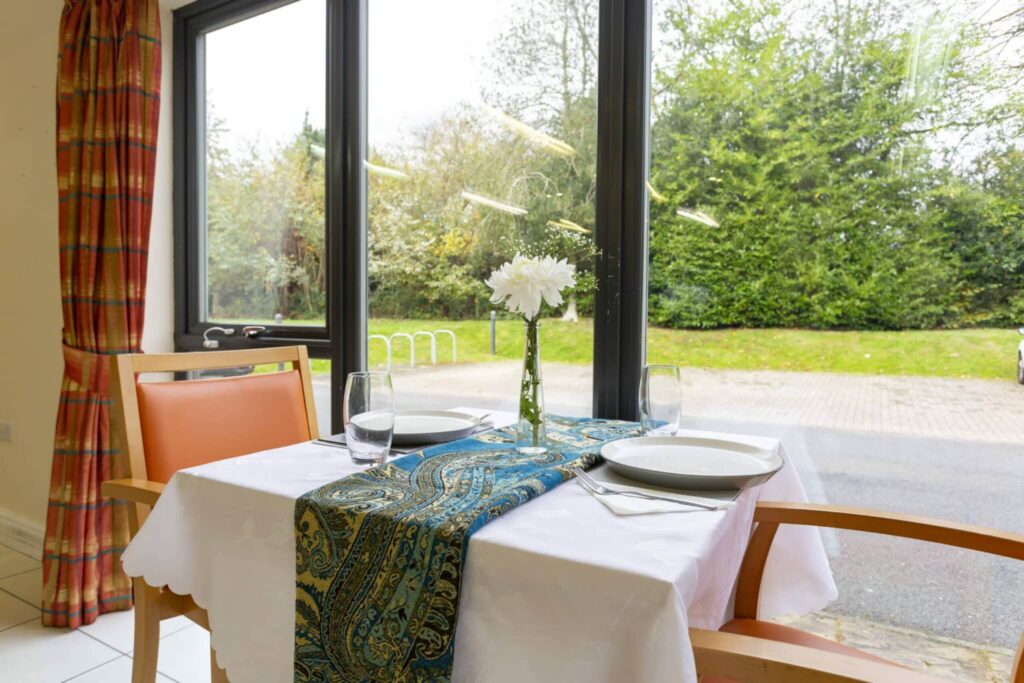 Ullswater Cottage care centre dining area