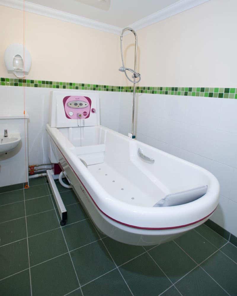 bath tub at ullswater care centre bathroom