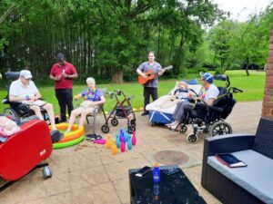 residents entertainment outside ullswater