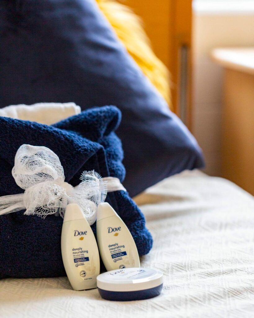 Utilities on Bed at Upper Mead Care Home