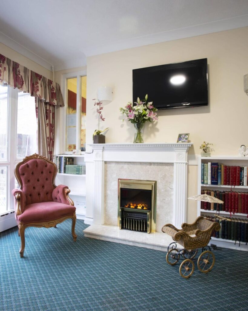 Living Room at Upper Mead Care Home