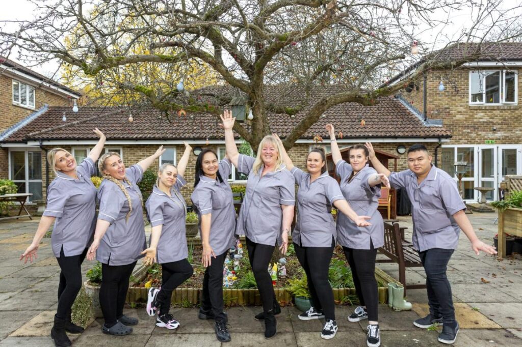 Team photo at Upper Mead Care Home