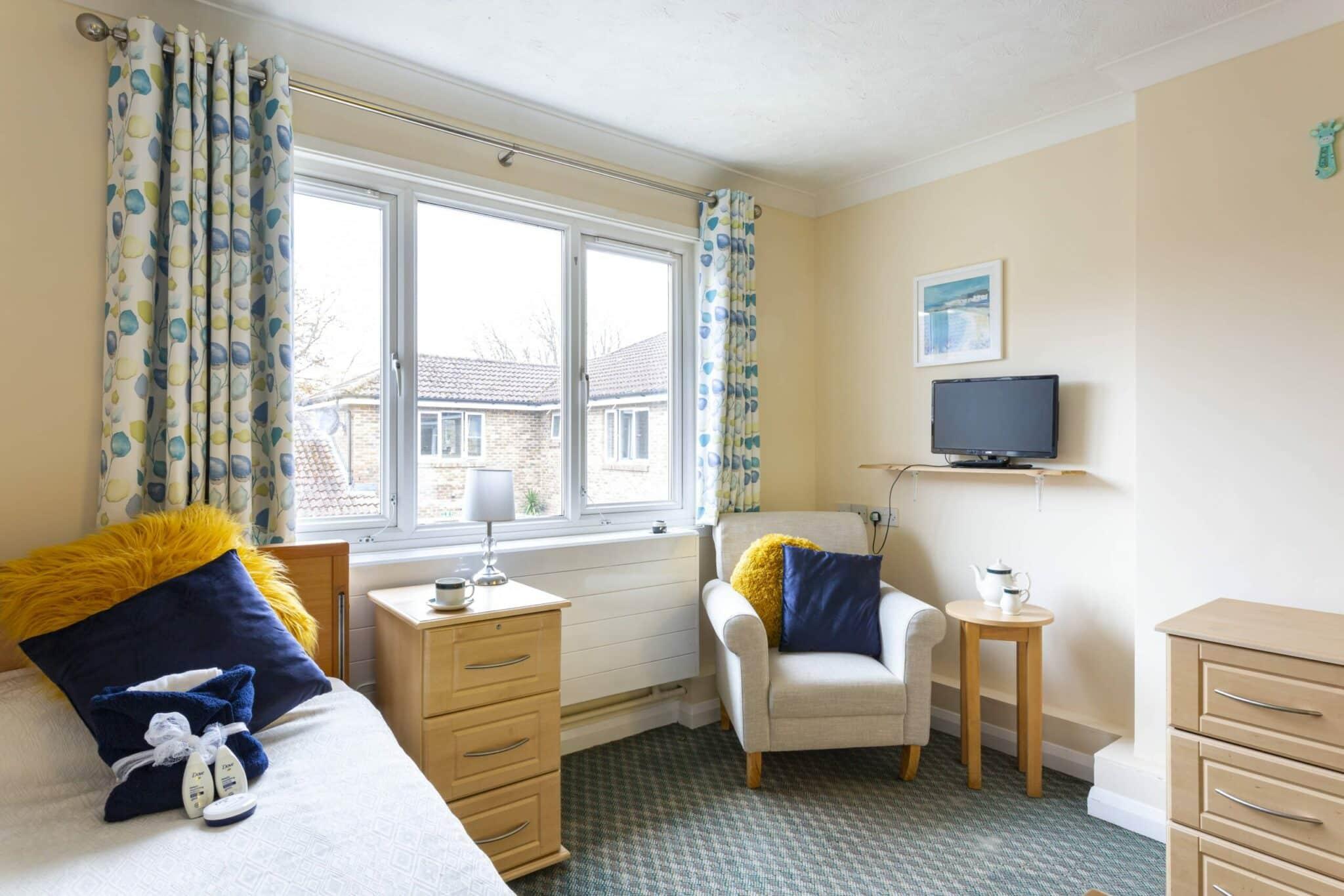 bedroom at upper mead care home