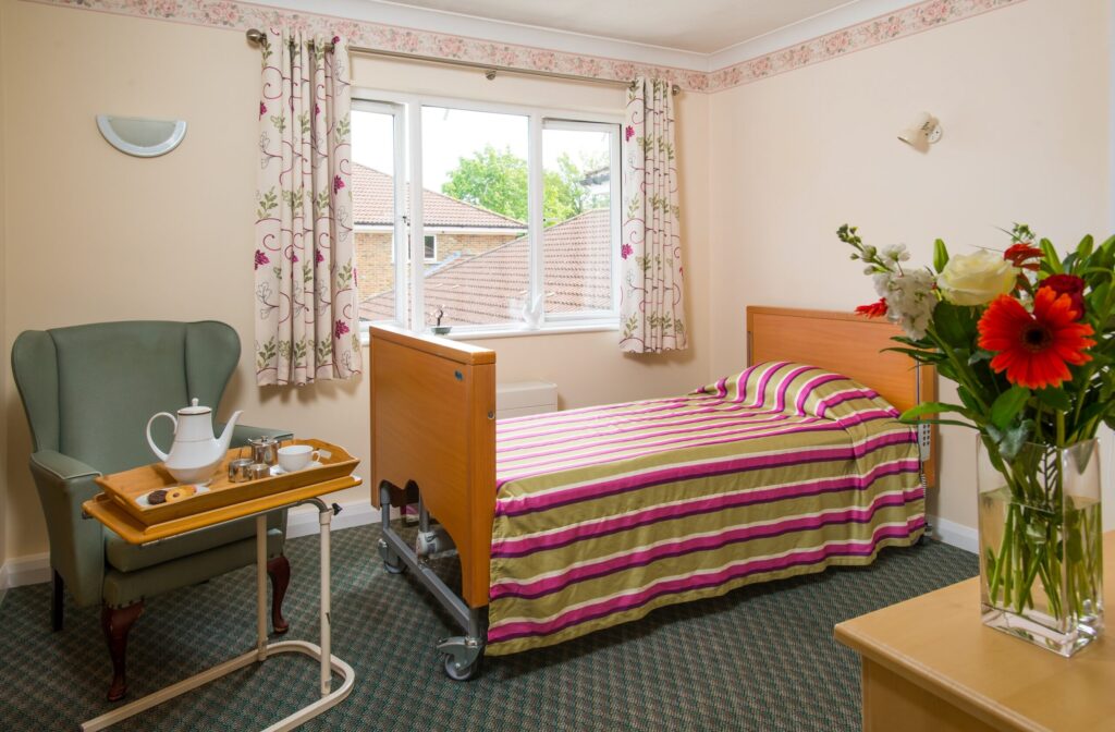 upper mead care home bedroom