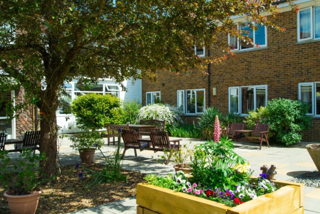 upper mead care home garden