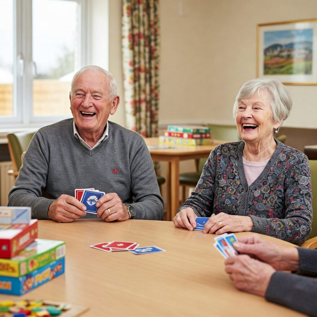 A couple playing cards